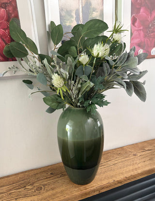 Nuance Green Large Stone Vase
